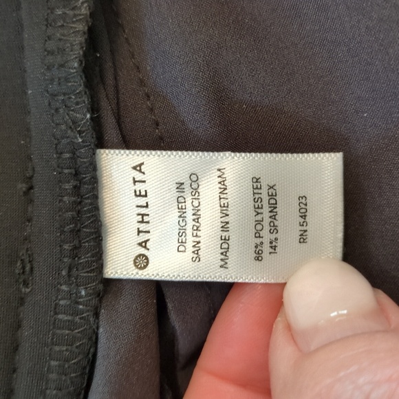 Athleta Gramercy Track Trouser in Black Size 16 Tall - Picture 10 of 12